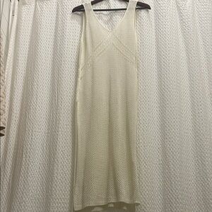 Cupshe Cream Knit Swim Coverup